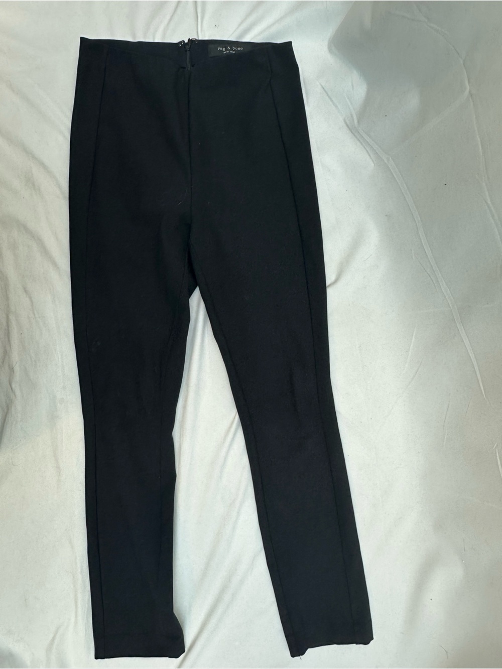 rag & bone Black Slim Tailored Trousers 2